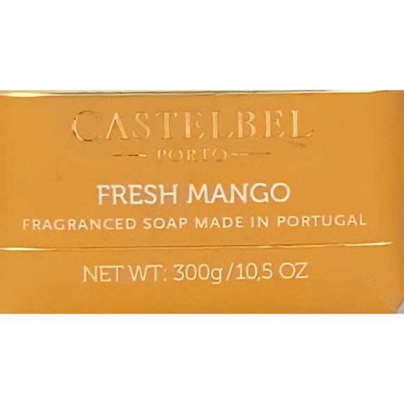 Castelbel Fresh Mango Fragranced Soap Bar 10.5 oz - Picture 2 of 11